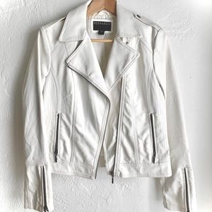 White Leather Jacket, women’s